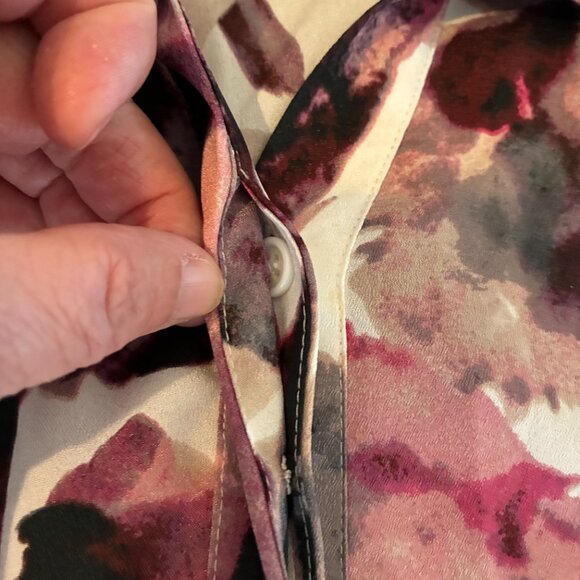 IVANKA TRUMP – Long Sleeve Colorful Blouse, Size M, RN# 54163 - Picture 5 of 12